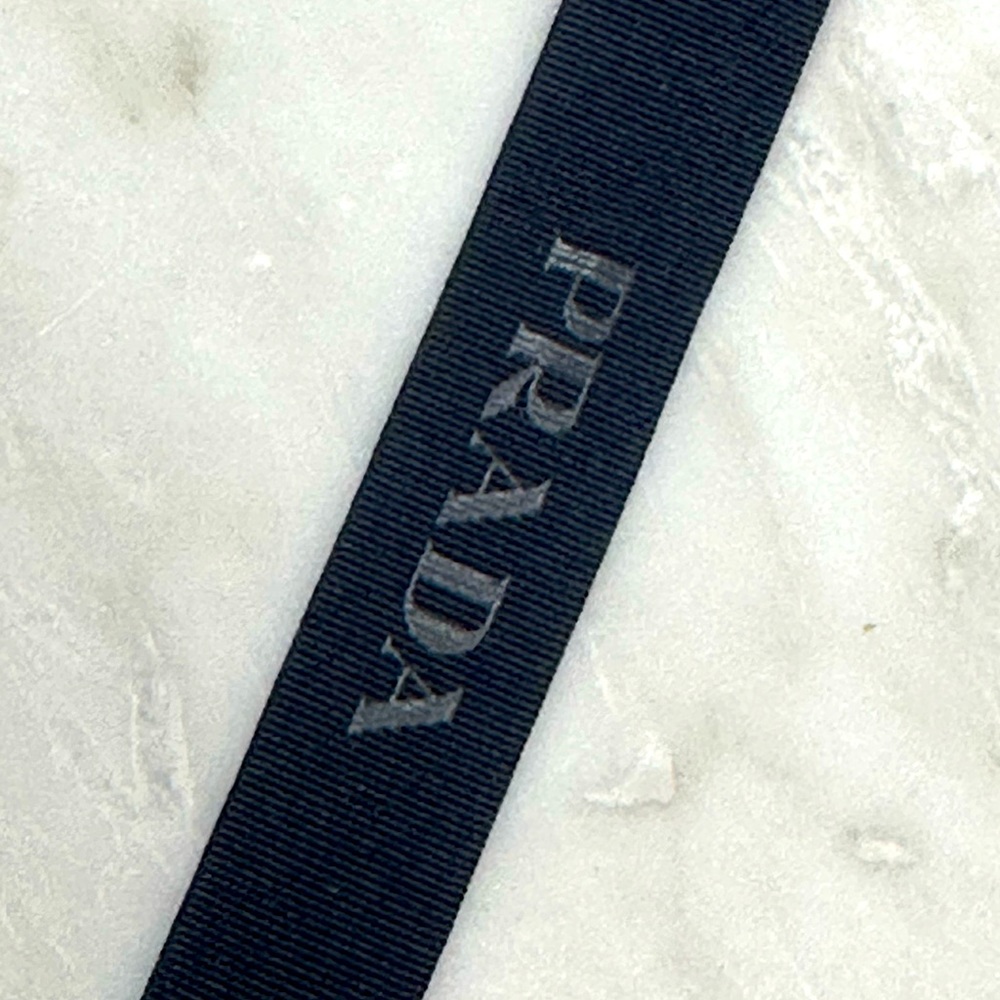 PRADA Navy Blue Gift Ribbon